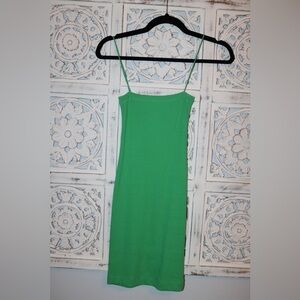 Zara green pencil dress size S